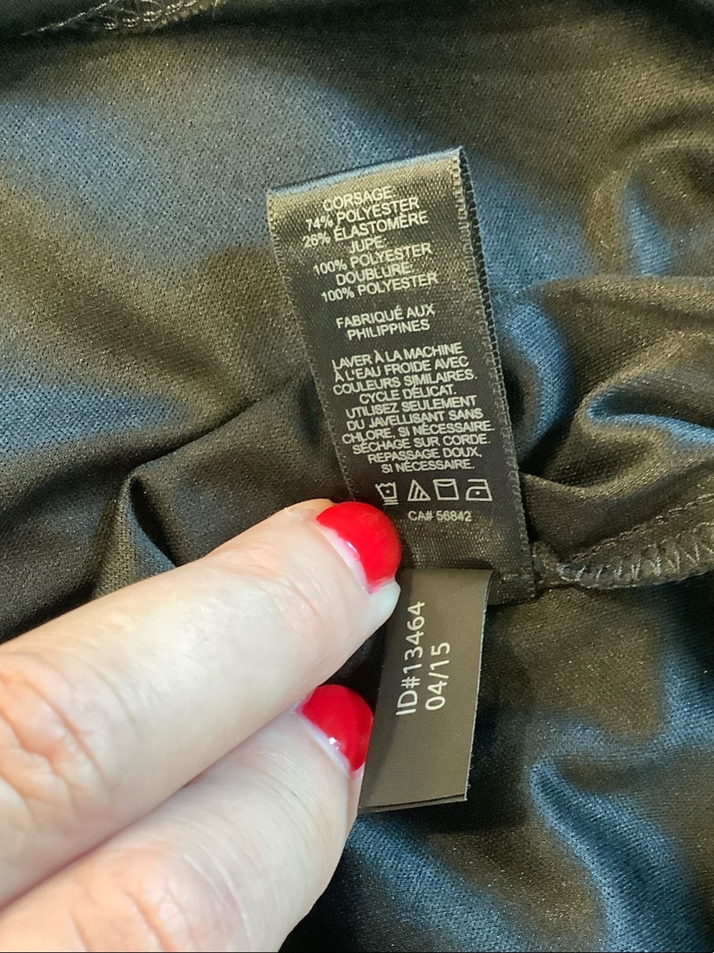 Express Strapless Black Dress with Black&White Patterned Skirt (NWT) - Picture 6 of 8